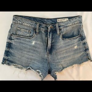Blank NYC high waisted denim shorts